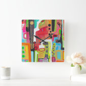 Werksschaltuhr Quadratische Wanduhr (Zuhause)