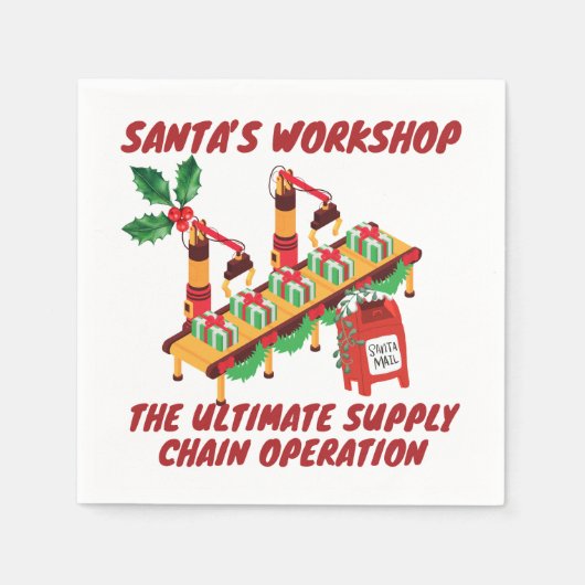 Werkstatt des Weihnachtsmanns, ultimative Funktion Serviette (Vorderseite)