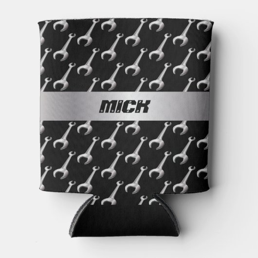 Werkstatt für coole Spanners Car Auto Mechanik Dosenkühler (Vorderseite)