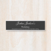 Werkstatt-hängendes Türschild (Vorderseite )