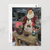 Werkstatt Santa Postkarte (Vorne/Hinten)