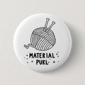 Werkstoff-Strickpuppe Button (Vorderseite)