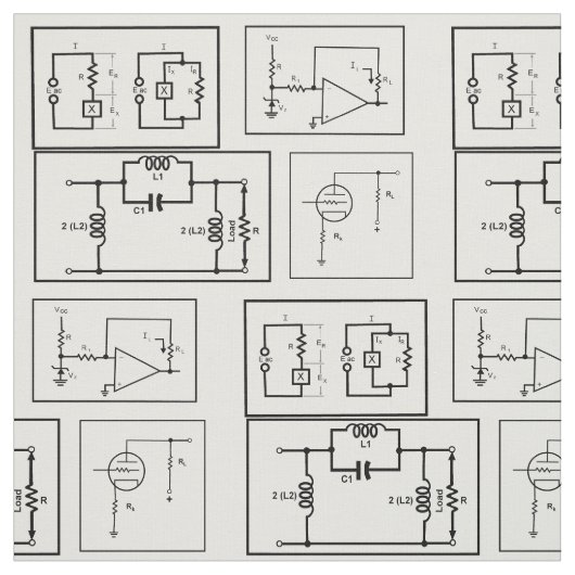 Werkstoffe für elektrische Schaltungen Stoff (Muster)
