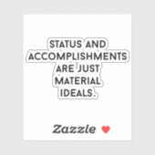 Werkstoffideen für Vinyl-Aufkleber nach Maß Aufkleber (Blatt)