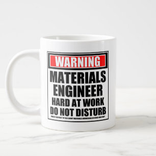 Werkstoffingenieur bei der Arbeit Jumbo-Tasse