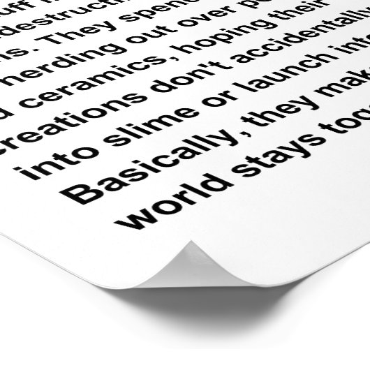 Werkstoffingenieur Poster (Ecke)