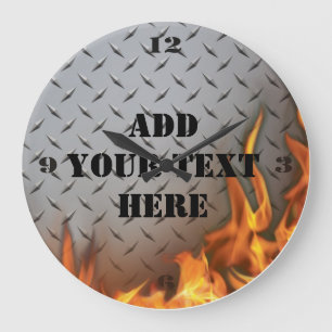 Werkstoffmontage und -uhr große wanduhr