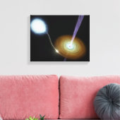 Werkstoffstrahlen Leinwanddruck (Insitu (Wohnzimmer))