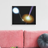 Werkstoffstrahlen Leinwanddruck (Insitu (Wohnzimmer))