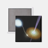 Werkstoffstrahlen Magnet (Vorderseite/Rückseite)