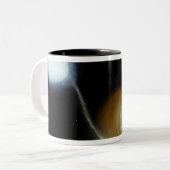 Werkstoffstrahlen Zweifarbige Tasse (Vorderseite Links)