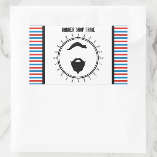 Werksvorlage Rechteckiger Aufkleber (Tasche)