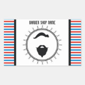 Werksvorlage Rechteckiger Aufkleber (Vorderseite)