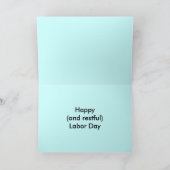 Werktag - NICHT fischend! Karte (Innenseite)