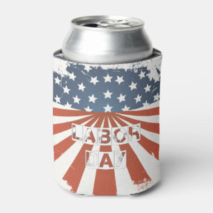Werktags-amerikanische Flagge Dosenkühler