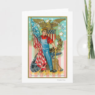 Werktags-Andenken Karte