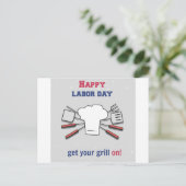 Werktags-Feiertag Feiertagspostkarte (Stehend Vorderseite)