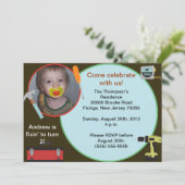 Werkzeug-Geburtstags-Einladung Einladung (Stehend Vorderseite)