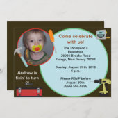 Werkzeug-Geburtstags-Einladung Einladung (Vorne/Hinten)