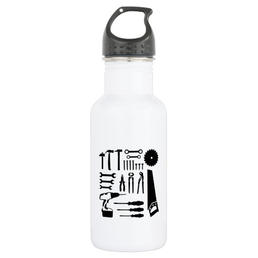 Werkzeug-Sethammer-Sägeschlüssel Trinkflasche (Vorderseite)