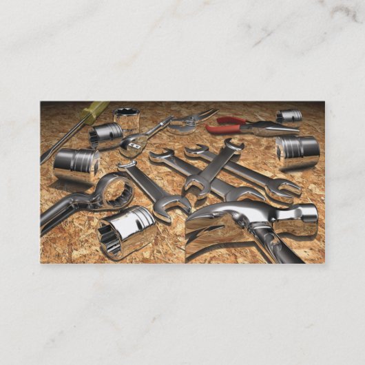 Werkzeug-Thema-Visitenkarte Visitenkarte (Vorderseite)