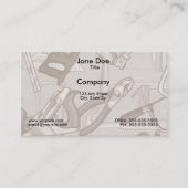 Werkzeug-Visitenkarte Visitenkarte (Vorderseite)