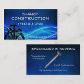 Werkzeug-Visitenkarte Visitenkarte (Vorne/Hinten)