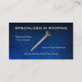 Werkzeug-Visitenkarte Visitenkarte (Rückseite)