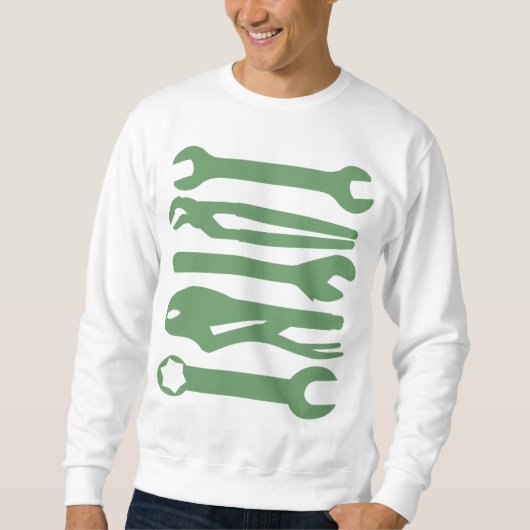 Werkzeuge - Armee-Grün Sweatshirt (Vorderseite)