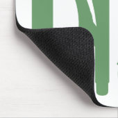 Werkzeuge - Army Green on White Mousepad (Ecke)