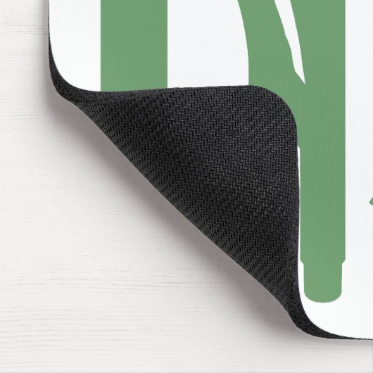 Werkzeuge - Army Green on White Mousepad (Ecke)