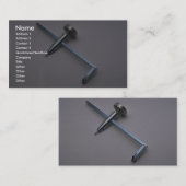 Werkzeuge des Geschäftstrockenmauerkreisschneiders Visitenkarte (Vorne/Hinten)