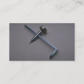 Werkzeuge des Geschäftstrockenmauerkreisschneiders Visitenkarte (Rückseite)