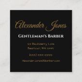 Werkzeuge des Handels personalisieren Quadratische Visitenkarte (Rückseite)