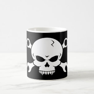 Werkzeuge des Schädel-"n" - schrauben Sie Piraten Kaffeetasse