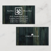 Werkzeuge für beruflich-Builder-Tischlerwerkzeuge Visitenkarte (Vorne/Hinten)