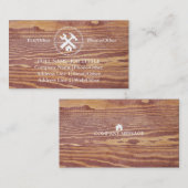 Werkzeuge für beruflich-Builder-Tischlerwerkzeuge Visitenkarte (Vorne/Hinten)