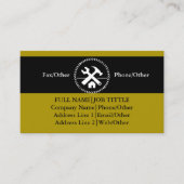 Werkzeuge für beruflich-Builder-Tischlerwerkzeuge Visitenkarte (Vorderseite)