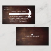 Werkzeuge für beruflich-Builder-Tischlerwerkzeuge Visitenkarte (Vorne/Hinten)