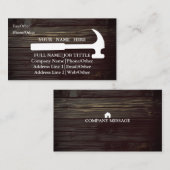 Werkzeuge für beruflich-Builder-Tischlerwerkzeuge Visitenkarte (Vorne/Hinten)