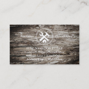 Werkzeuge für beruflich-Builder-Tischlerwerkzeuge Visitenkarte