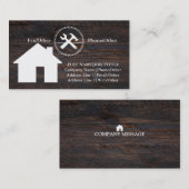 Werkzeuge für beruflich-Builder-Tischlerwerkzeuge Visitenkarte (Vorne/Hinten)