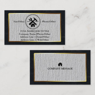 Werkzeuge für beruflich-Builder-Tischlerwerkzeuge Visitenkarte