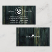 Werkzeuge für beruflich-Builder-Tischlerwerkzeuge Visitenkarte (Vorne/Hinten)