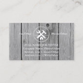 Werkzeuge für beruflich-Builder-Tischlerwerkzeuge Visitenkarte (Vorderseite)