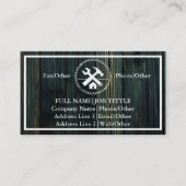 Werkzeuge für beruflich-Builder-Tischlerwerkzeuge Visitenkarte (Vorderseite)