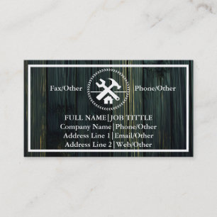 Werkzeuge für beruflich-Builder-Tischlerwerkzeuge Visitenkarte