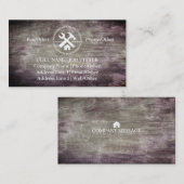 Werkzeuge für beruflich-Builder-Tischlerwerkzeuge Visitenkarte (Vorne/Hinten)