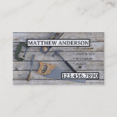 Werkzeuge für die Erneuerung des Holzbaus Visitenkarte (Vorderseite)