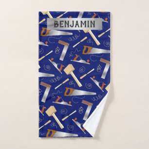 Werkzeuge für die Holzbearbeitung Personalisiert Handtuch